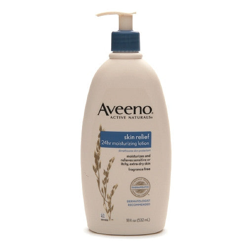 Aveeno Active Naturals Skin Relief Moisturizing Lotion, Fragrance Free - 18 Oz